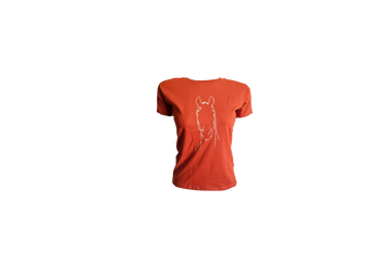 T-shirt Equestrian Terracota